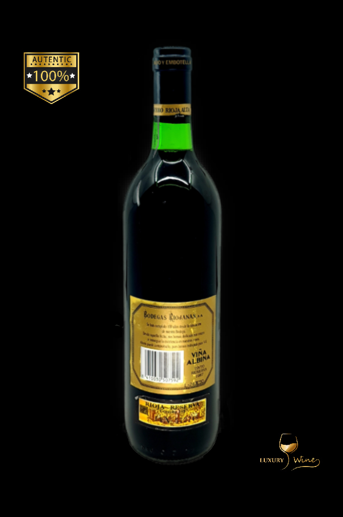 1987 VIN DE COLECTIE Rioja Reserva vin vechi de colectie rosu 1987