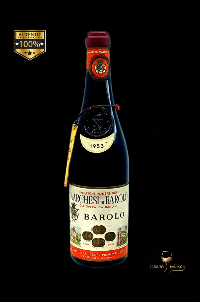 1953 vin vechi de colectie Barolo Marchesi di Barolo vin de colectie 1953