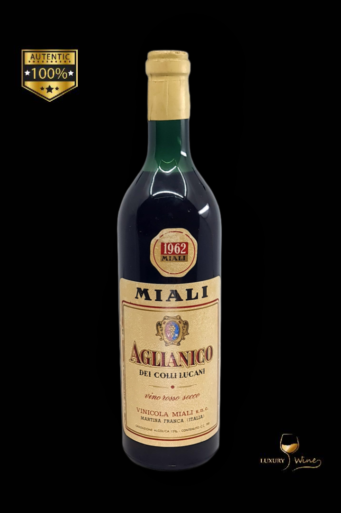 1962 vin vechi de colectie Aglianico vin de colectie 1962