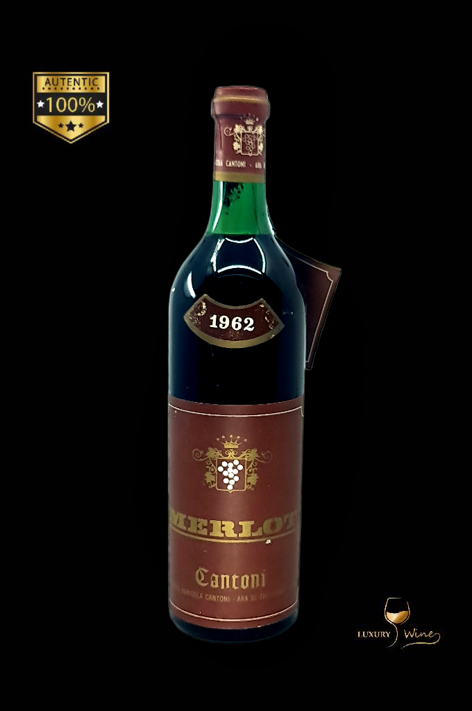 1962 vin vechi de colectie Merlot Cantoni vin de colectie 1962