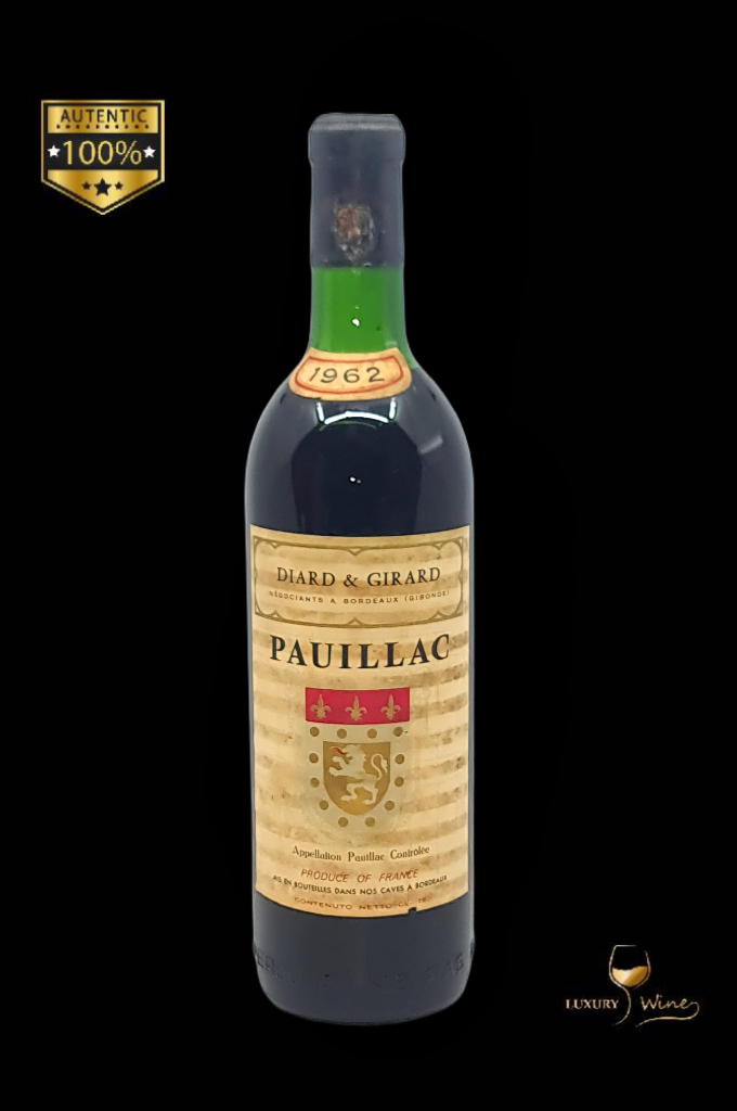 1962 vin vechi de colectie Pauillac vin de colectie 1962