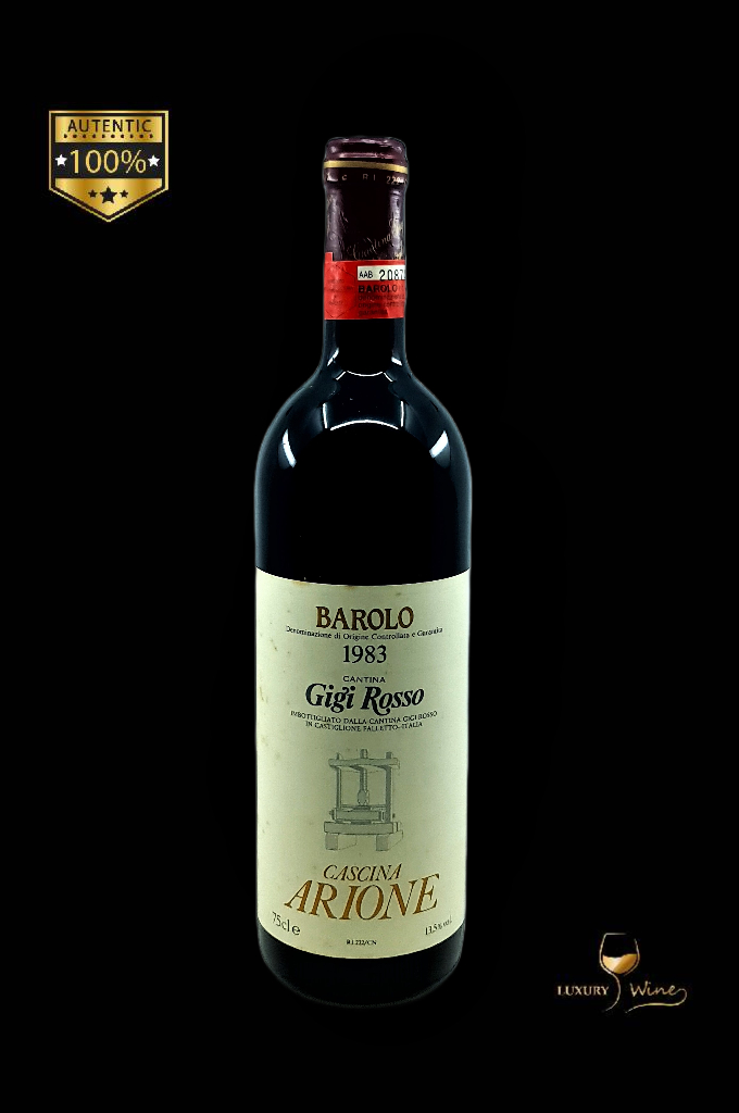 1983 vin vechi de colectie Barolo Gigi rosso vin de colectie 1983