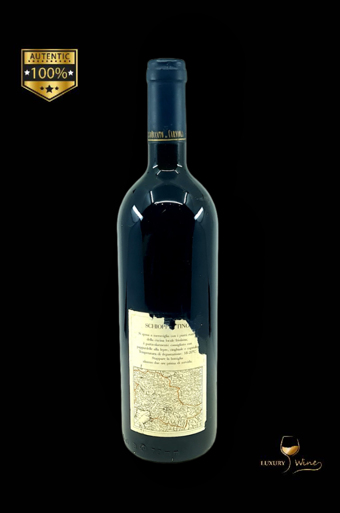 1988 vin vechi de colctie Schioppettino 2 vin vechi 1988