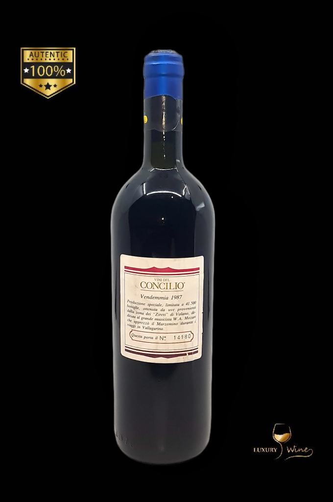 1987 vin vechi de colectie Marzemino Trentino 1 vin de colectie 1987