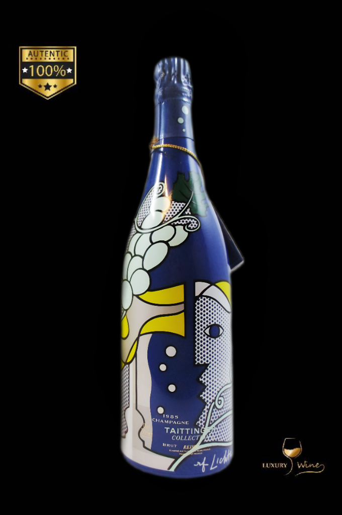 1985 Taittinger Collection Roy Lichtenstein Champagne 3 Champagne Taiittinger Colelction 1985