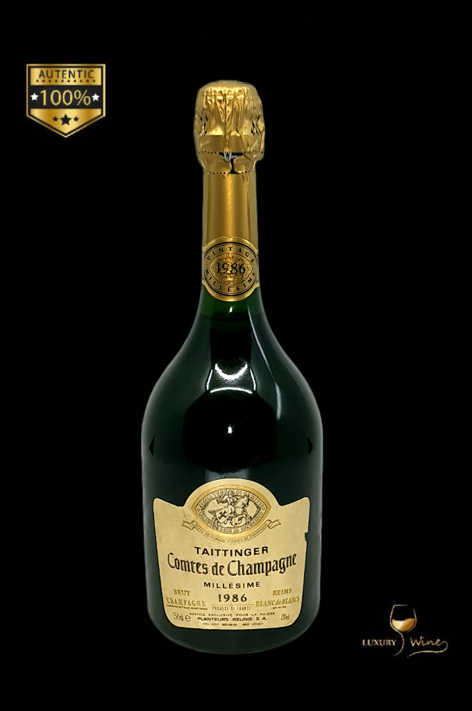 1986 Taittinger Comtes du Champagne Blanc de Blancs Vin vechi de colectie 1986