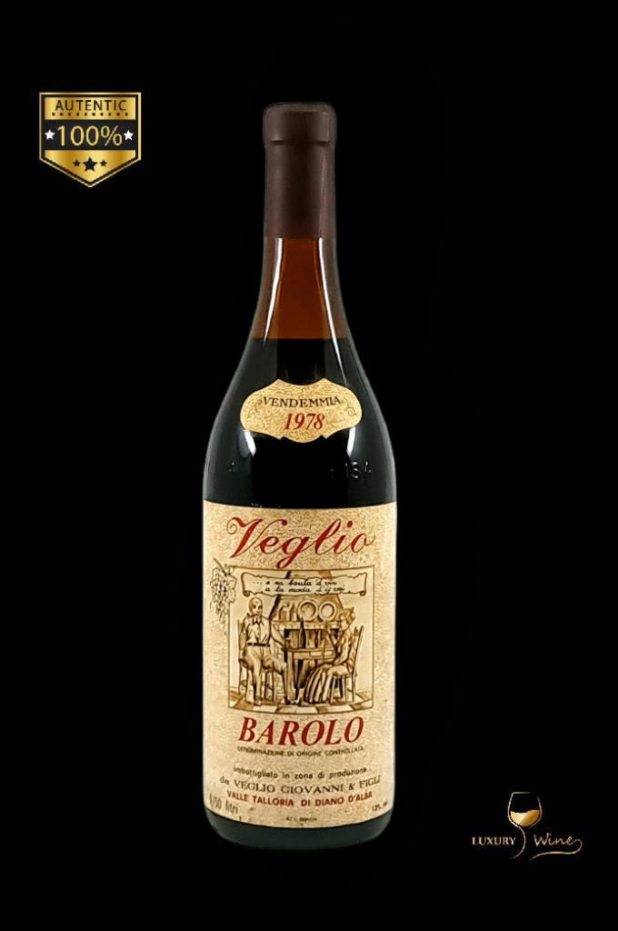 1978 vin vechi de colectie Barolo Veglio vin vechi 1978