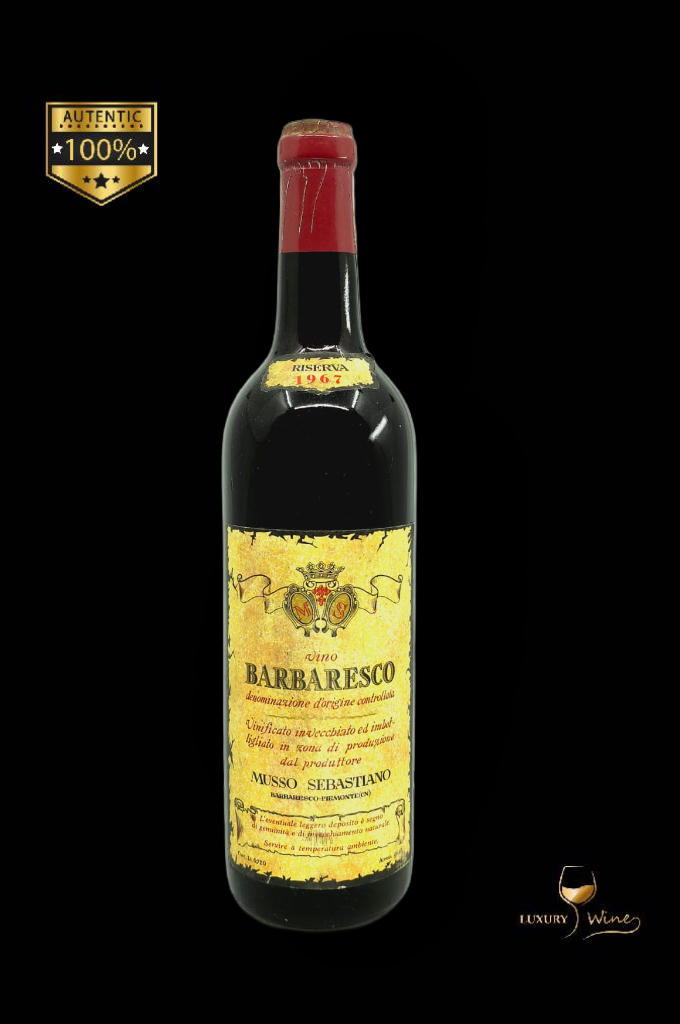 1967 vin de colectie Barbaresco Musso vin vechi 1967