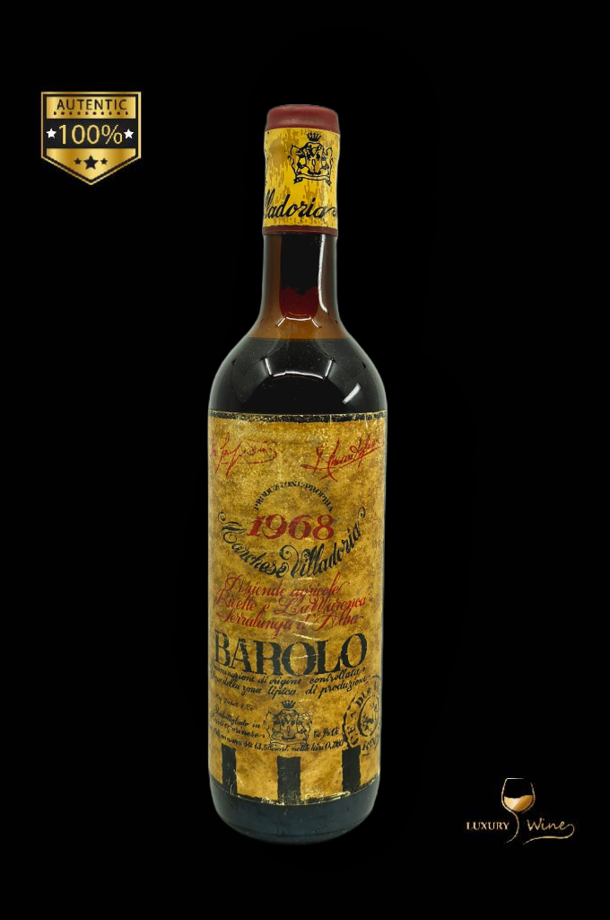 1968 vin de colectie Barolo Villadoria vin de colectie 1968