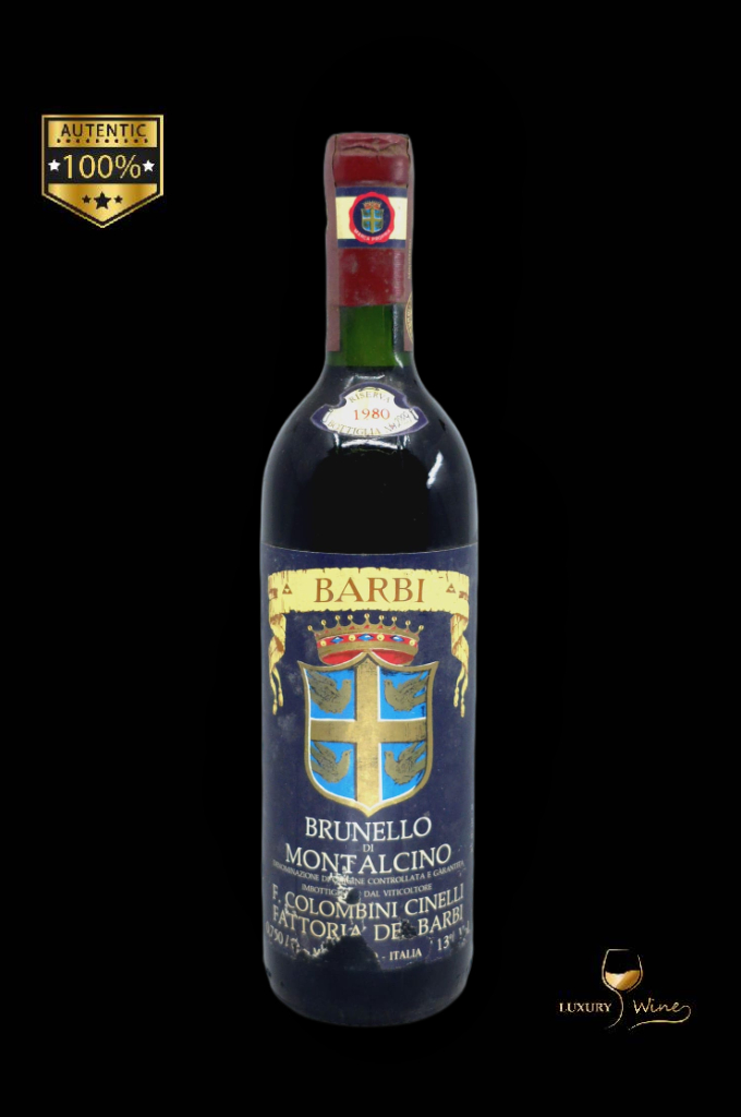 1980 vin vechi de colectie Brunello di Montalcino Barbi Riserva vin din anul nasterii 1980
