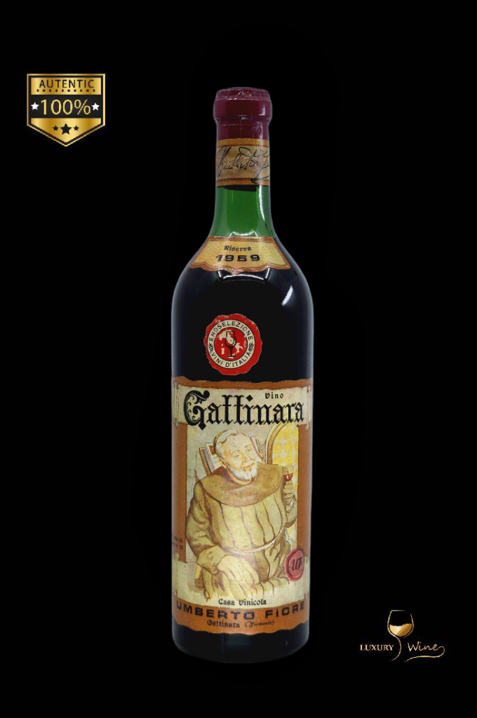 1959 vin vechi de colectie Gattinara Umberto Fiore vin vechi de colectie 1959