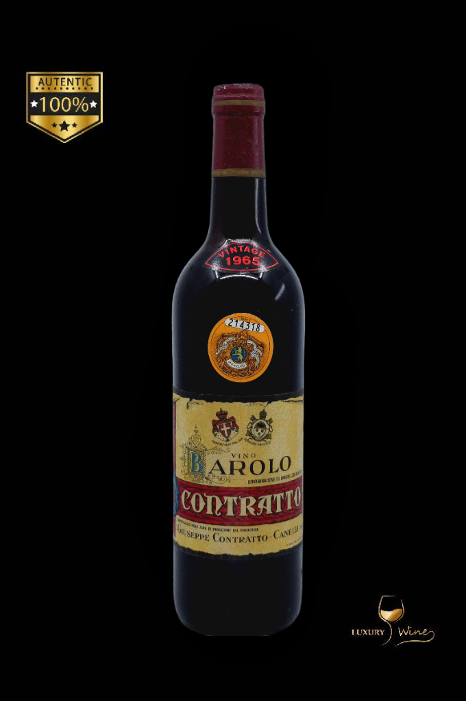 1965 vin vechi de colectie Barolo Contratto vin de colectie 1965