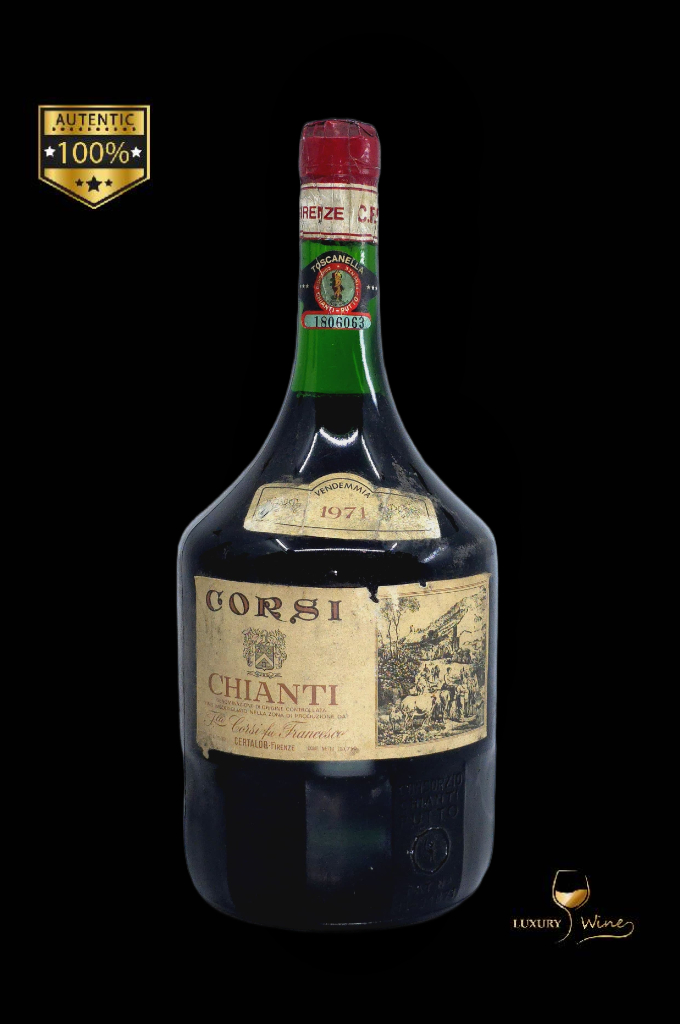 1971 vin vechi de colectie Chianti Corsi vin de colectie 1971
