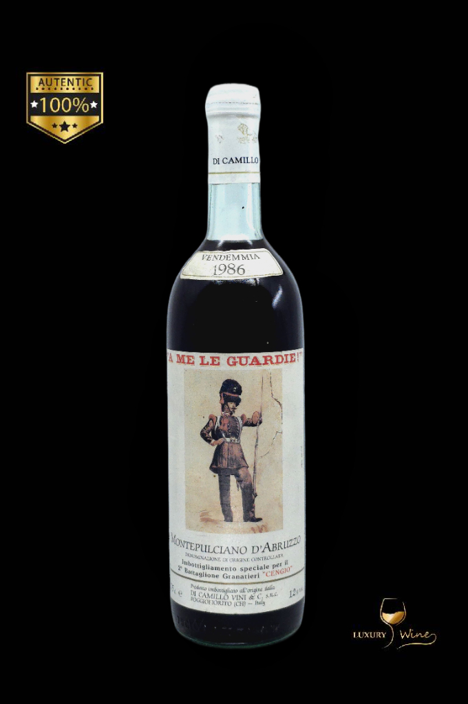 1986 vin vechi de colectie Montepulciano DțAbruzzo vin de colectie 1986