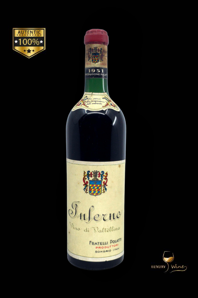 1951 vin vechi de colectie INFERNO vin vechi 1951