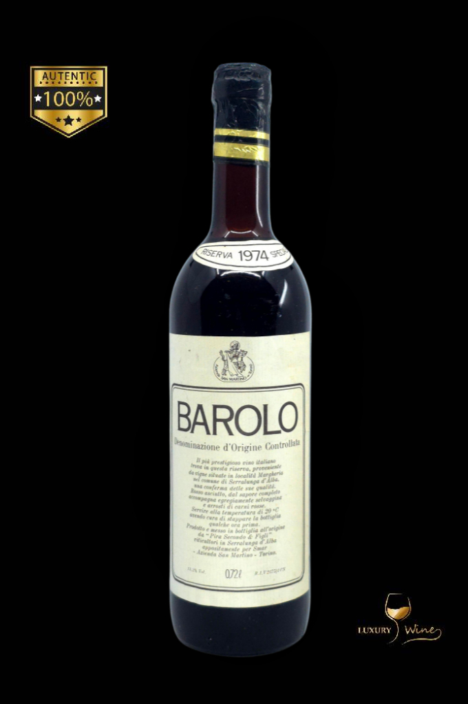 1974 vin vechi de colectie Barolo Riserva vin de colectie 1974