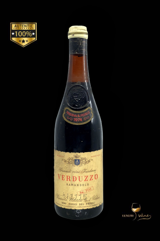 1974 vin vechi de colectie Verduzzo Riserva vin vechi 1974