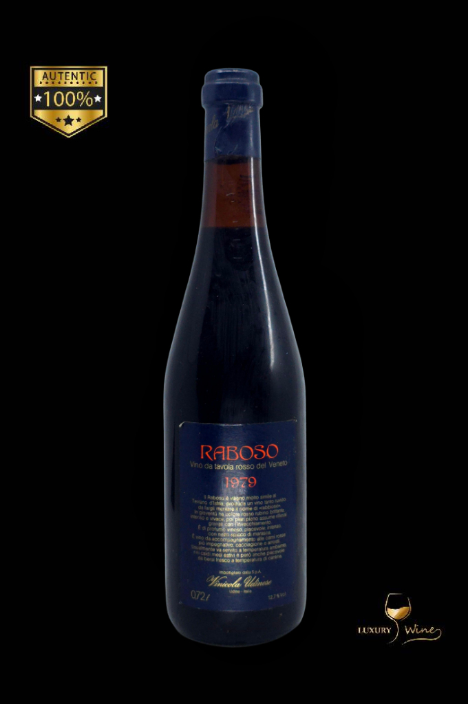 1979 vin vechi de colectie Raboso 1 vin vechi 1979