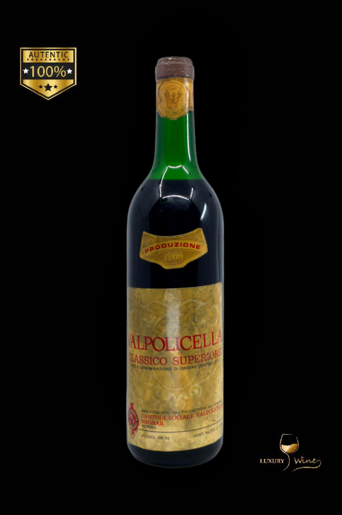 1966 vin vechi de colectie Valpolicella Classico Superiore vin vechi 1966