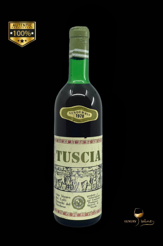 1970 vin vechi de colectie Tuscia vin vechi alb 1970