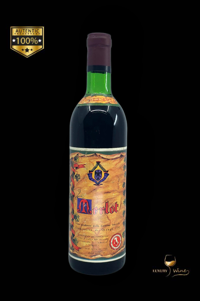 1971 vin vechi de colectie Merlot Orsaco vin vechi 1971