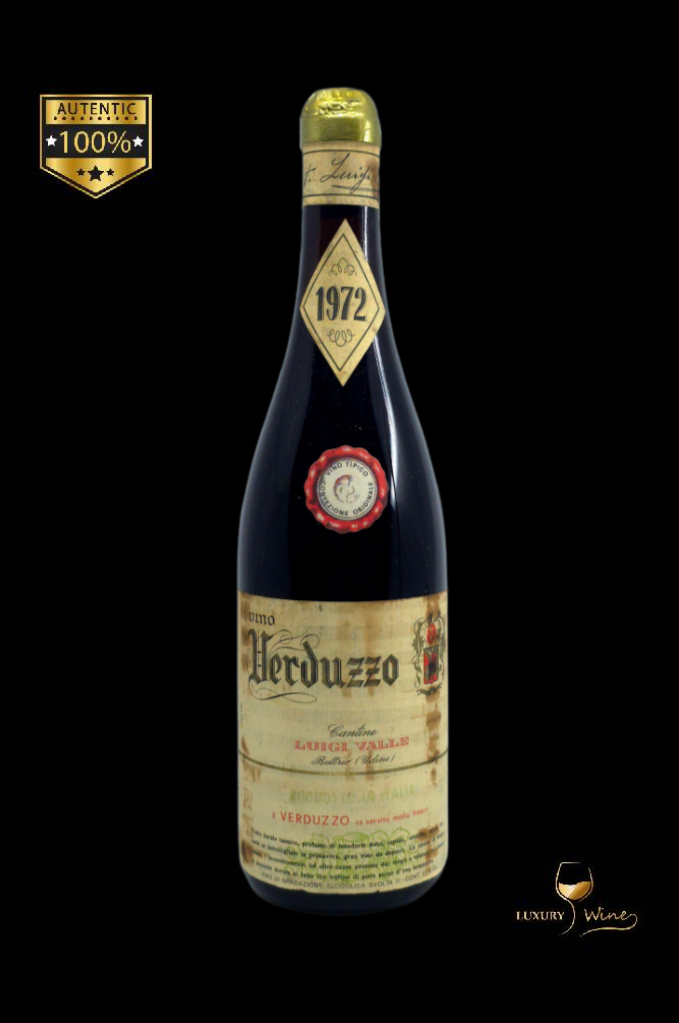 1972 vin vechi de colectie Verduzzo Luigi Valle vin vechi 1972