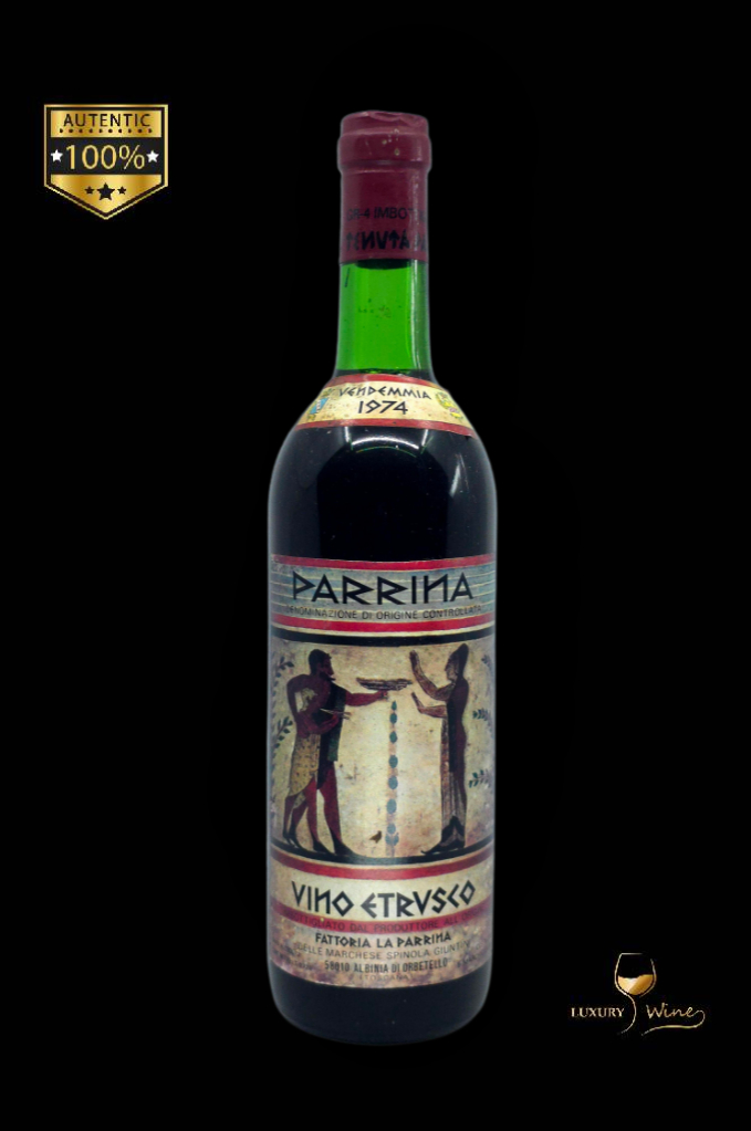 1974 vin vechi de colectie Parrina Etrusco vin vechi de colectie 1974