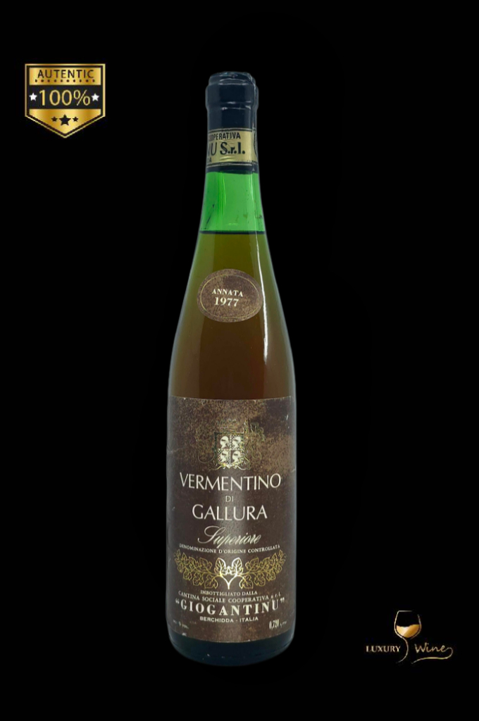 1977 vin vechi de colectie Vermentino di Galura vin vechi 1977