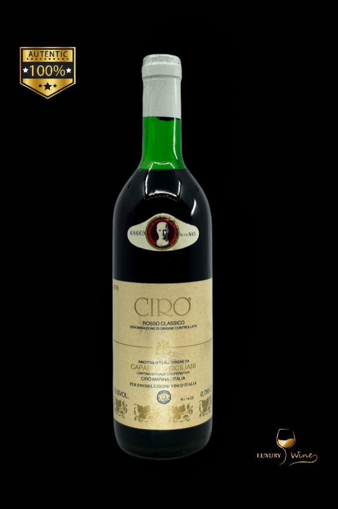 1978 vin vechi de colectie Ciro Rosso Classico 1 vin vechi 1978