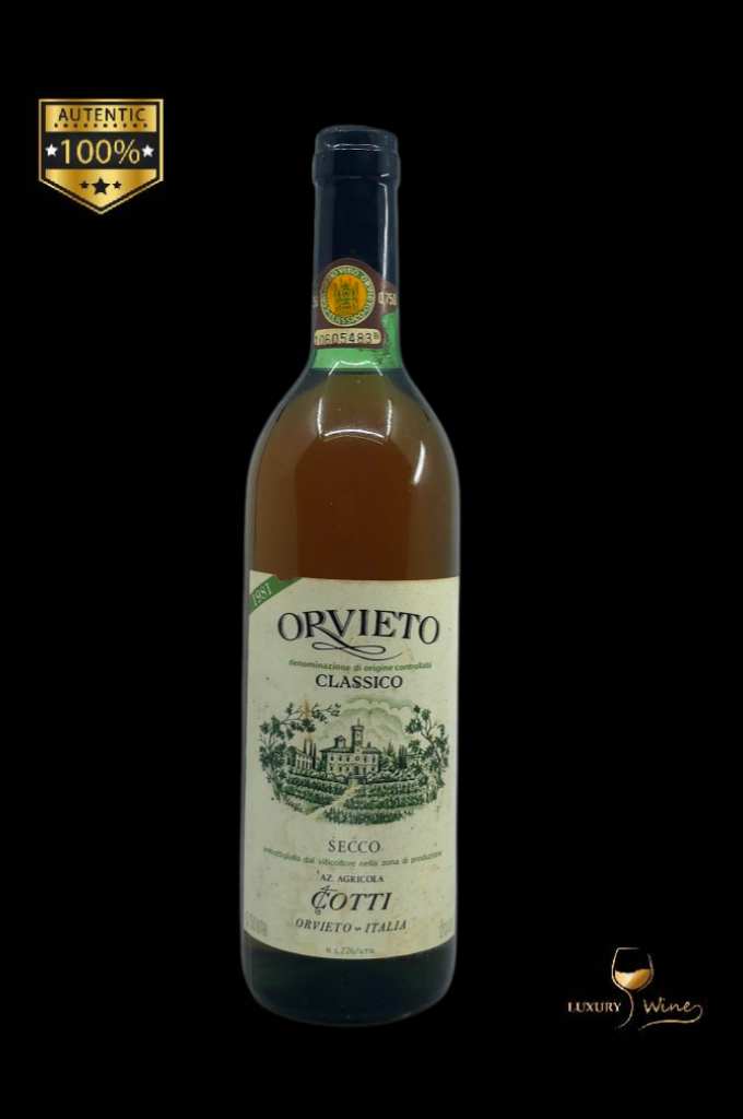 1981 vin vechi de colectie Orvieto vin vechi 1981