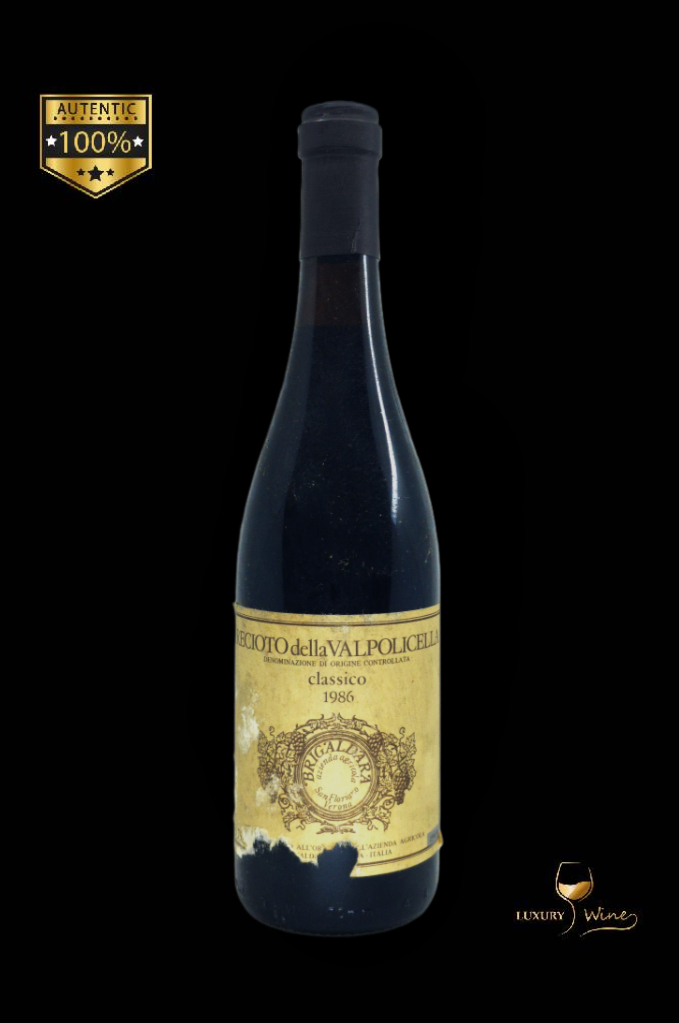 1986 vin vechi de colectie Recioto della Valpolicella Brigaldara 1 vin de colectie 1986