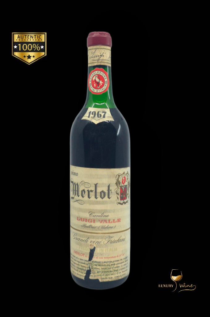 1967 vin vechi de colectie Merlot Luigi Valle 1 VIN VECHI 1967
