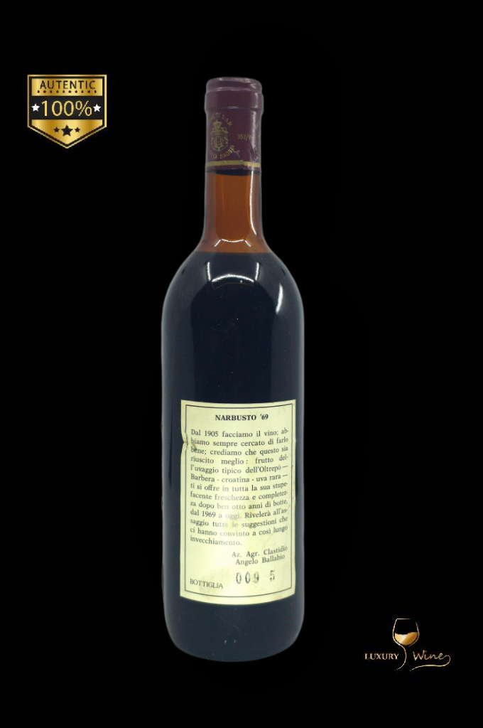 1969 vin vechi de colectie Narbusto 2 vin din anul nasterii 1969