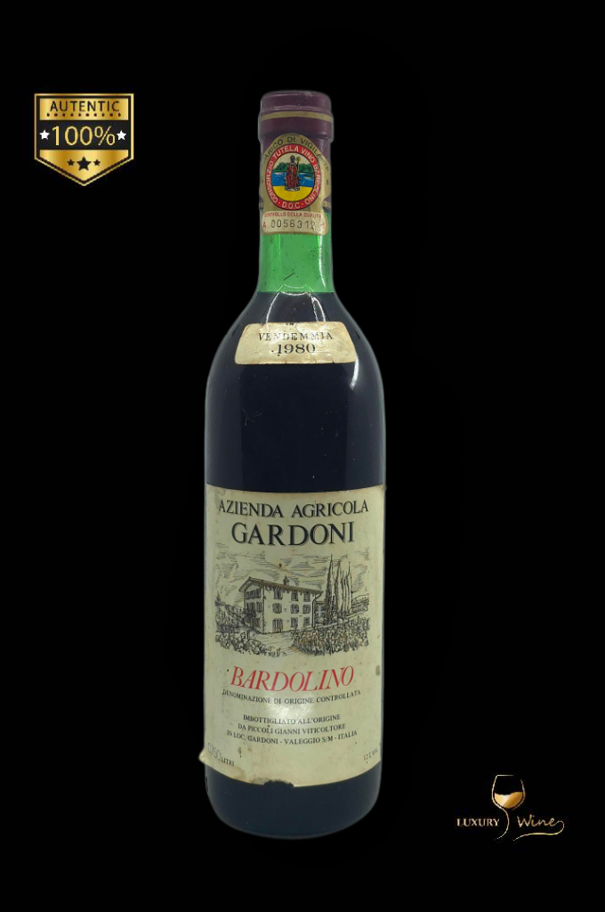 1980 vin vechi de colectie Bardolino Gardoni 1 vin vechi 1980