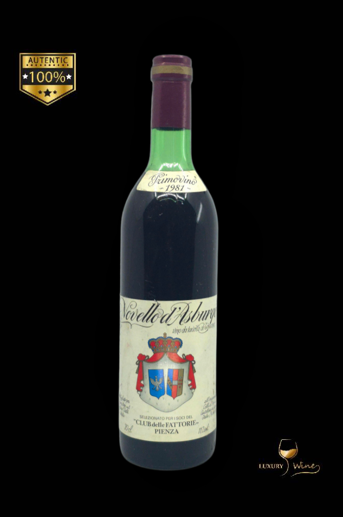 1981 vin vechi de colectie Novello d'Asburgo 1 vin vechi 1981