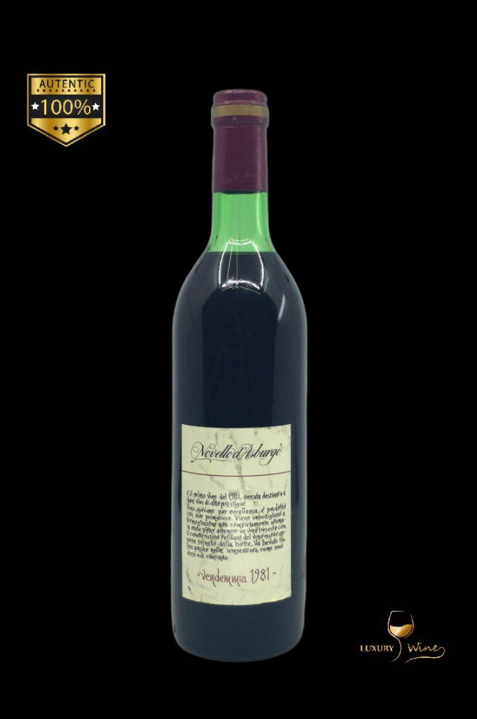 1981 vin vechi de colectie Novello d'Asburgo 2 vin vechi 1981