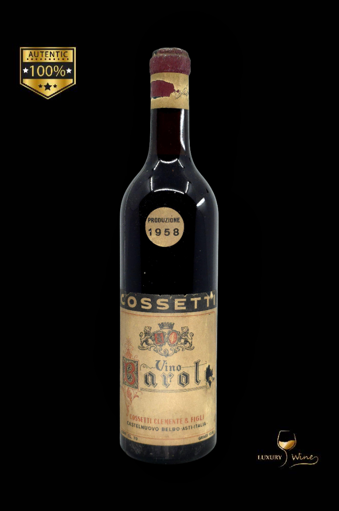 1958 Vin vechi de colectie Barolo Cosetti 1 vin vechi 1958