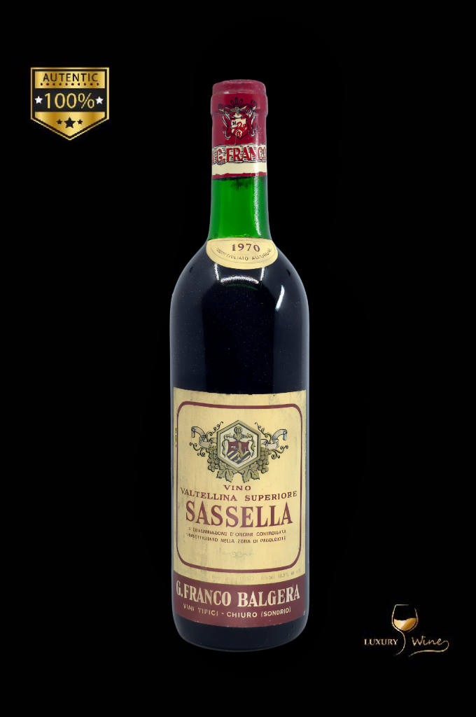 1970 vin vechi de colectie Sassella 1 vin din anul nasterii 1970