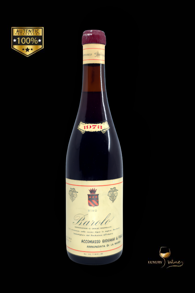 1973 vin vechi de colectie Barolo Accomasso vin de colectie 1973