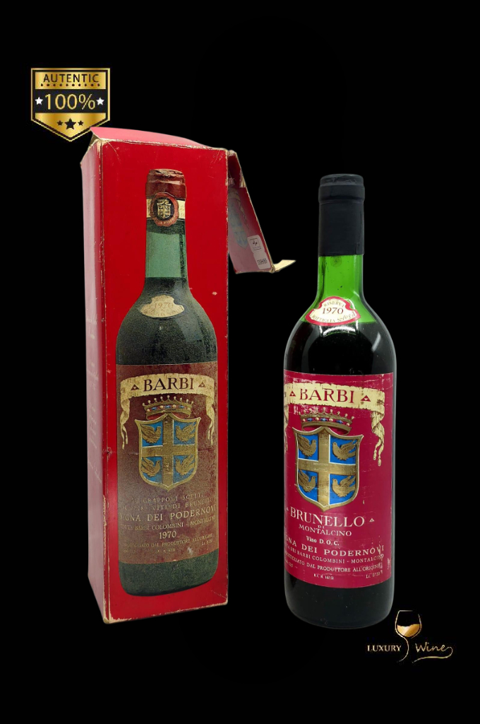 1970 vin vechi de colectie Brunello di Montalcino Riserva vin de colectie 1970