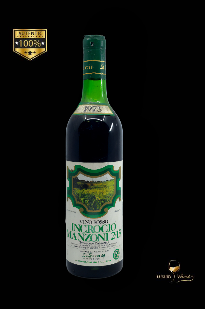 1973 vin vechi de colectie Incroccio Manzoni vin de colectie 1973