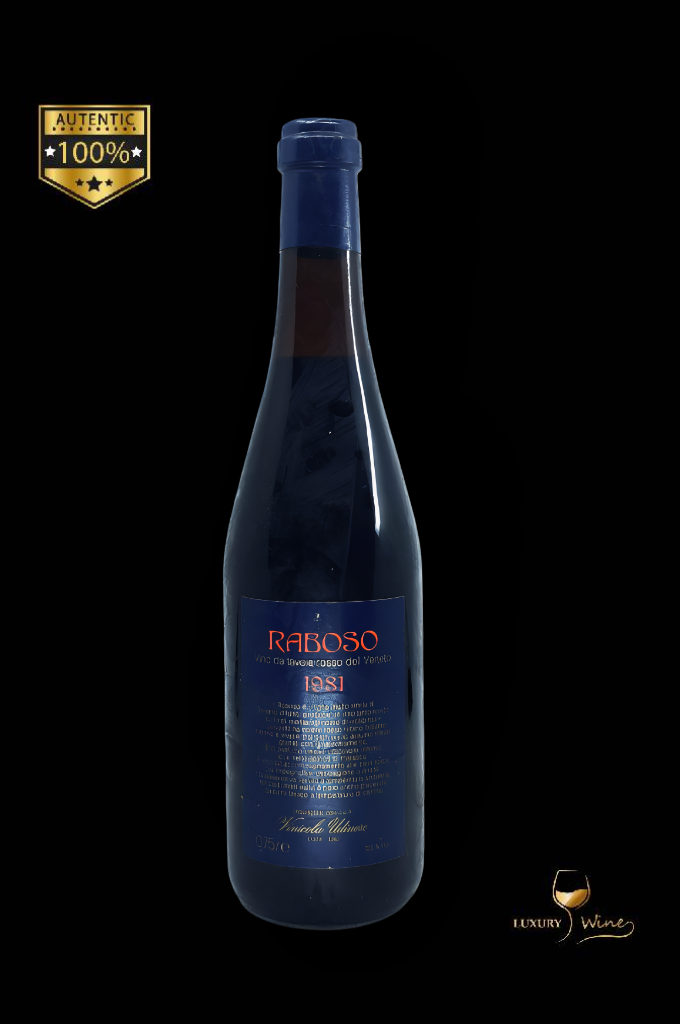 1981 vin vechi de colectie Raboso 1 vin de colectie 1981