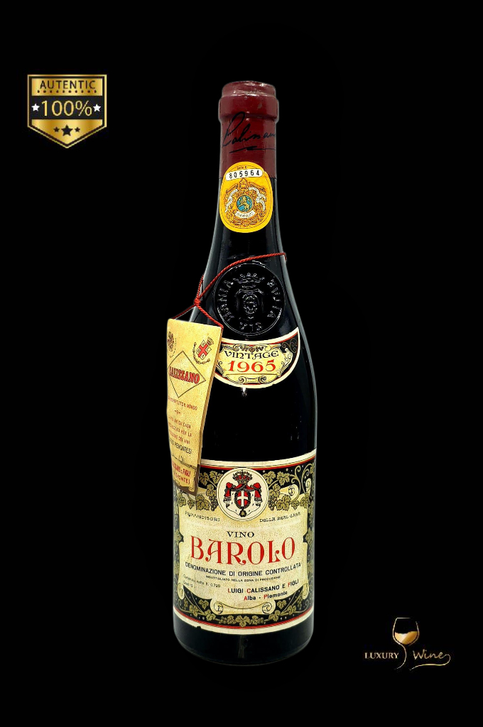 1965 vin vechi de colectie Barolo Calissano vin vechi de 60 de ani