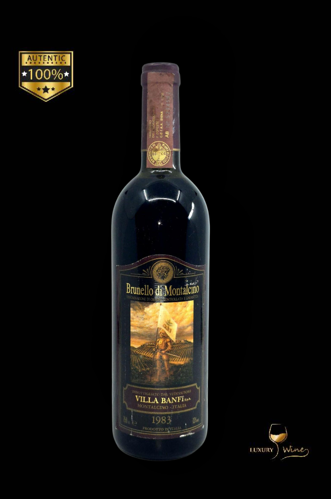 1983 vin vechi de colectie Brunello di Montalcino Banfi 1 vin de colectie 1983